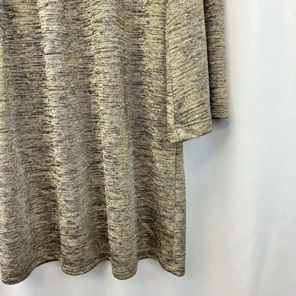 One World Womens Tunic Sweater Multicolor Heathered Stretch Long Sleeve Large - Picture 7 of 10